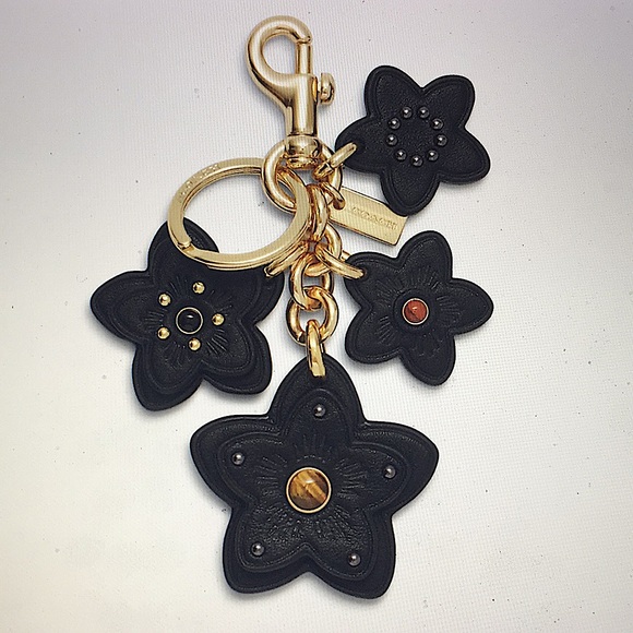 COACH - WILDFLOWER MIX BAG CHARM (NWT) - Picture 5 of 12
